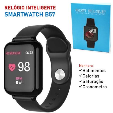 Relógio Smartwatch B57 Hero Band - utiliza App WearFit2 - JJB - Smartwatch  e Acessórios - Magazine Luiza