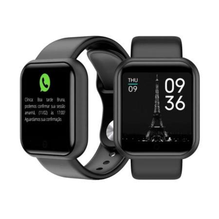 Relógio Digital Inteligente Feminino Smartwatch Black