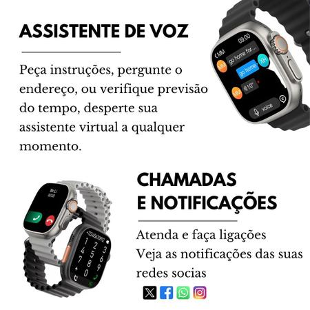 Imagem de Relógio Inteligente Smartwatch HW68 Ultra Mini Série 8 Smart
