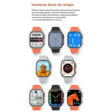 Smartwatch Relógio Digital S8 Pro Para Android E Ios - E_IDEIAS ONLINE