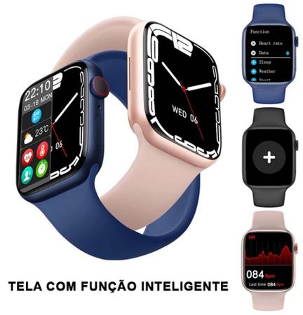 Relógio Inteligente Iwo I7 Pro Max Séries 7 Gps App, 200 faces +,  Assistente de Voz, Tela Completa 1.8 em Promoção na Americanas