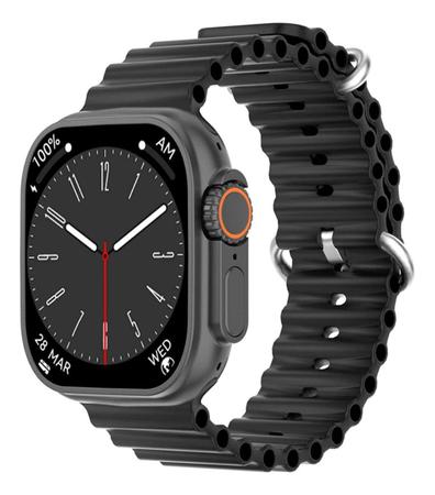 Relógio Digital Inteligente Feminino Smartwatch Black