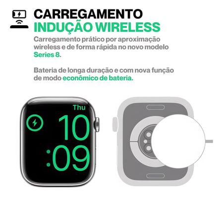 Imagem de Relógio inteligente W59 Pro 2024 9ª geração NFC GPS tela infinita 2.2'' Smartwatch masculino e feminino + 2 Pulseiras e Película