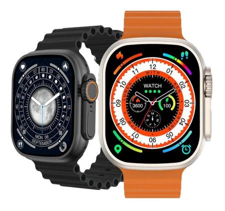 Relogio Inteligente W68 Ultra, Tela Infinita 49mm