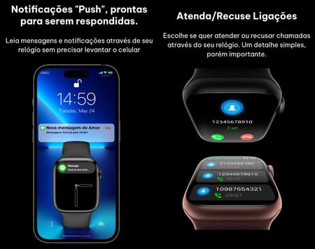 Relogio Smartwatch X9 Max Para Ios Android Preto - Mike - Smartwatch e  Acessórios - Magazine Luiza