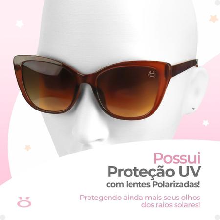 Imagem de Relogio Led Feminino Banhado + Caixa + Oculos + Pulseira casual quadrado moda gatinho silicone
