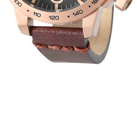 Relogio masculino magnum marrom kit com pulseira de couro ma21900d
