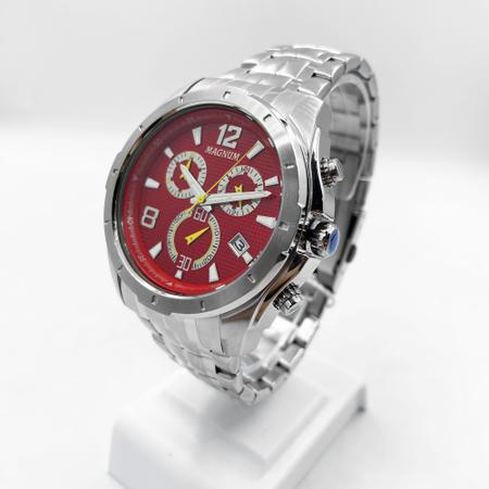 Relógio Magnum Masculino Steel Ma33488v Chronograph - Relojoaria - Art  Clock (Barueri)