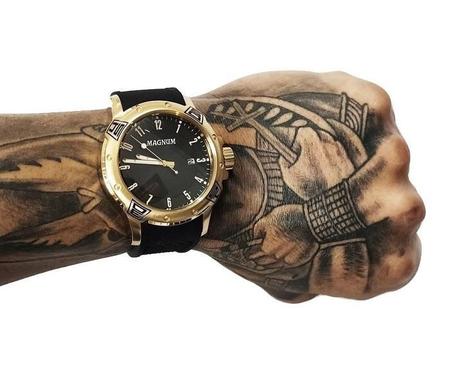 Relógio Magnum Masculino Pulseira em Silicone – Preto - Shopping Jardins  Online