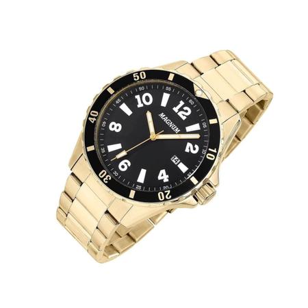 Relógio Magnum Masculino Ref: Ma35066u Automático Dourado - WebContinental