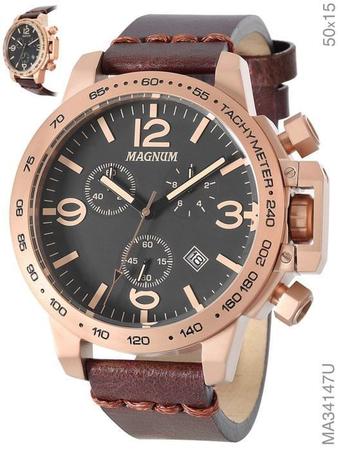 Relógio Magnum Masculino Cronógrafo MA34101T - RelojoariaJJ