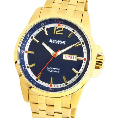 Relógio Magnum Masculino Dourado Automático Garantia 2 Anos e - Relógio  Masculino - Magazine Luiza