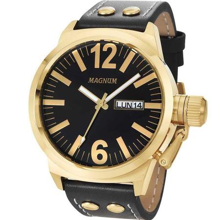 Relógio magnum masculino analógico dourado MA31355H - Loja Arlicenter -  Compre Online e Receba em Casa