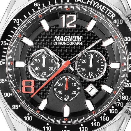 Relógio Magnum Chronograph Masculino - Prata