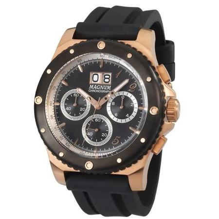 Imagem de Relogio Magnum Masculino - Pulseira Silicone Preta