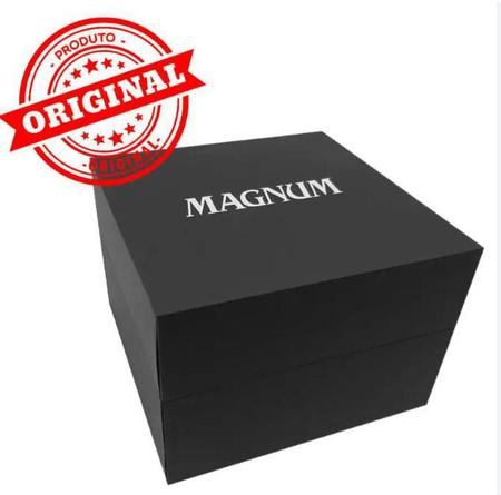 Relógio Magnum Sports Masculino MA34192T Pulseira Borracha em