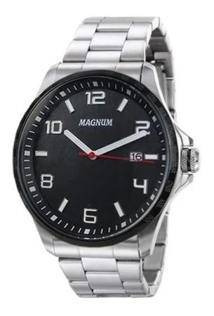 Relógio Magnum Sports Masculino MA34932A Pulseira de Couro