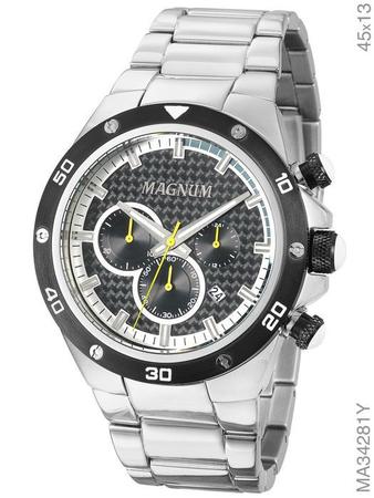 Relógio Magnum Masculino com Pulseira Prata - MA32792T - Timeland