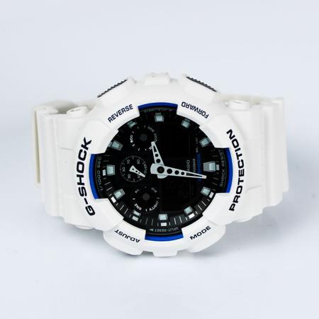 Imagem de Relógio Masculino Casio G-shock Ana/dig Branco Ga-100b-7adr