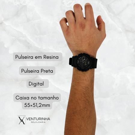 Imagem de Relógio Masculino Casio G-Shock Digital Preto GD-100-1BDR