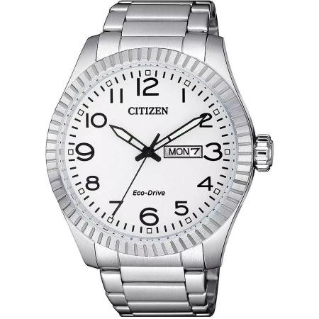 Imagem de Relógio Masculino Citizen Prata Branco TZ20779Q