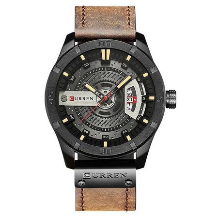 Imagem de Relógio Masculino Curren Luxo Calendário + Pulseira Metal