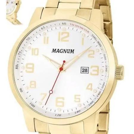 Relógio Magnum Masculino Dourado Automático Garantia 2 Anos e - Relógio  Masculino - Magazine Luiza