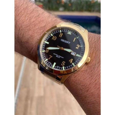 Imagem de Relógio Masculino Dourado Orient MGSS1181 P2KX