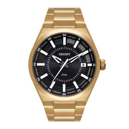 Imagem de Relógio masculino dourado Orient MGSS1225 G1KX