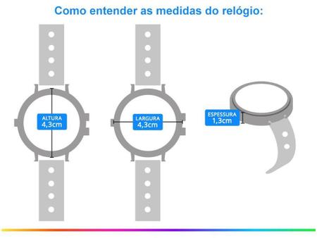 Imagem de Relógio Masculino Magnum Analógico - MA32934U Dourado