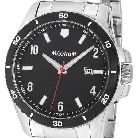 Relógio Magnum Masculino Prata Analógico MA32792T Magnum