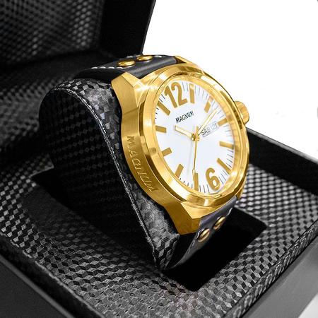 Relógio Masculino Pulseira Couro Magnum Ma31524j