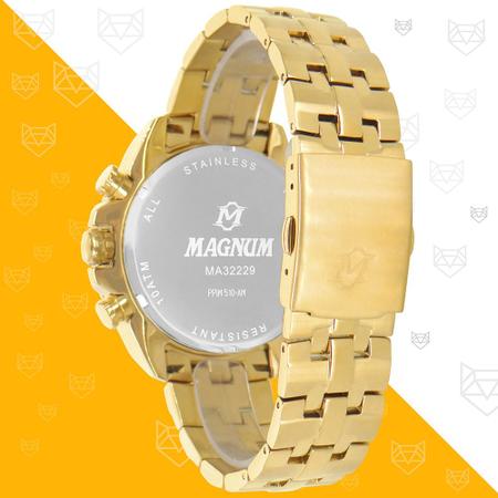 Relógio Magnum Masculino Prata Automático Garantia 2 Anos e carteira -  Relógio Masculino - Magazine Luiza