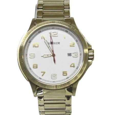 RELÓGIO MASCULINO DOURADO MAGNUM MA31355H