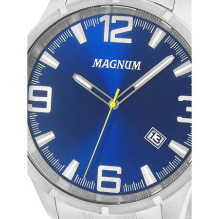 Relógio Masculino Magnum MA34781T Analógico Pulseira de Aço Prata