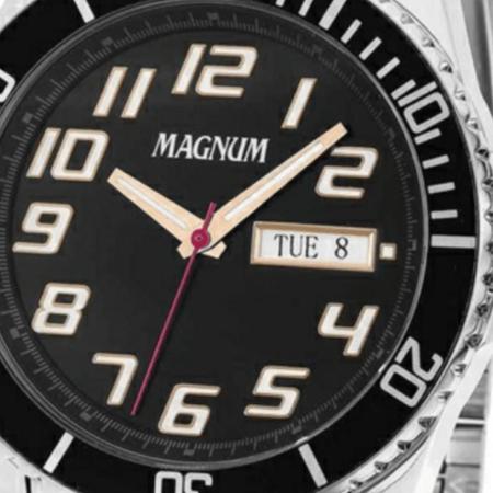 Relógio Masculino Magnum Prata MA35155T - A Suissa