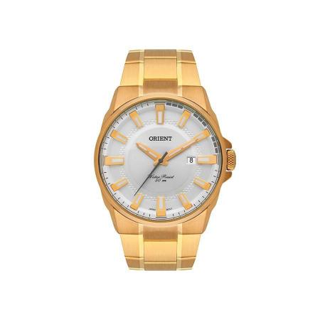Imagem de Relógio Masculino Orient Dourado Banhado Ouro Mgss1189-S1Kx