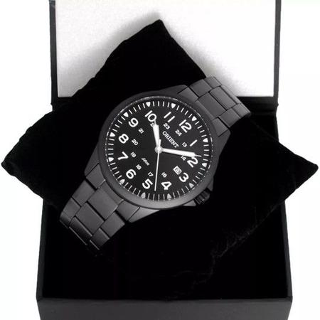 Imagem de Relógio Masculino Orient Pulseira Aço Black MPSS1028 P2PX