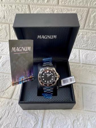 Relógio Masculino Magnum Analógico MA33059Q - Prata