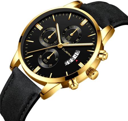 Relógio Masculino The Classic Roman Golden Black 44mm - Phillip