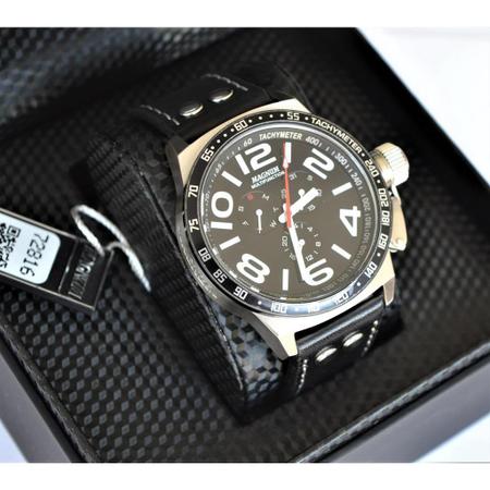 Relógio Magnum Sports Masculino MA31560P Pulseira de Couro