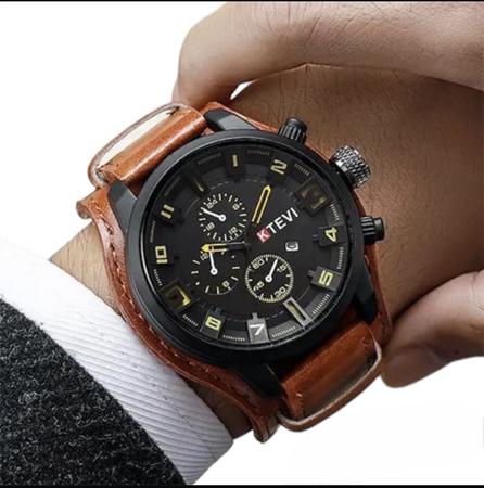 Imagem de Relógio masculino relogio de pulso militar original relógio de homem relógio militar grande 