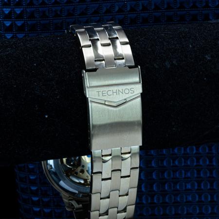 Imagem de Relógio Masculino Technos Automático Prata Prova D'água Garantia 1 ano G3265AG/1K