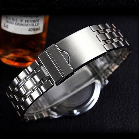 Rel gio Masculino Yazole 296 A o Inox Nemesis Branco Rel gio