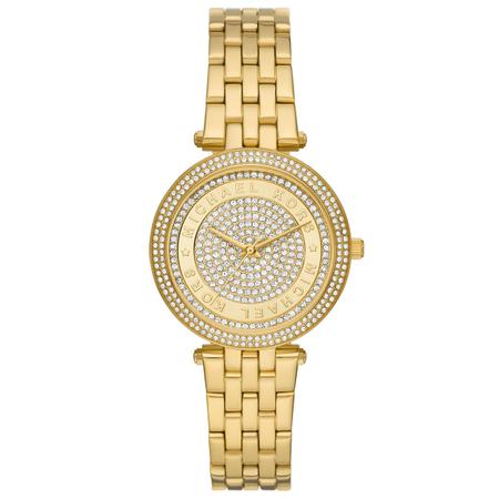 Relogio michael kors hot sale dourado com pedras