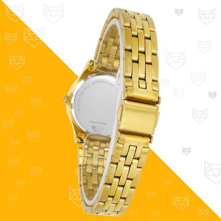 Imagem de Relógio Mondaine Feminino Dourado Original Luxo Prova Dágua