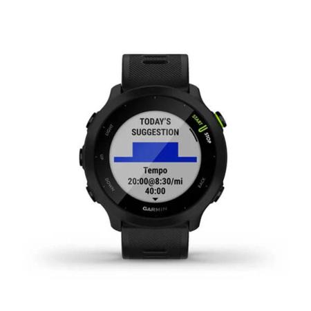 Imagem de Relógio Monitor Cardíaco de pulso com GPS Garmin Forerruner 55