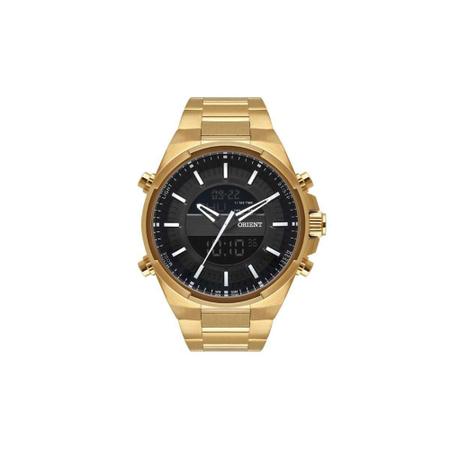 Imagem de Relogio Orient Dourado Masculino Anadigital Mgssa006 G1kx