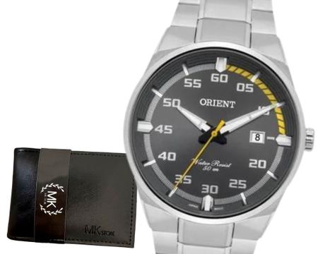 Imagem de Relógio Orient Masculino Mbss1338 G2sx Prateado Com Nf E Garantia