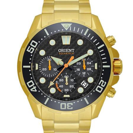 Imagem de Relógio Orient SolarTech Dourado Masculino 45,5mm